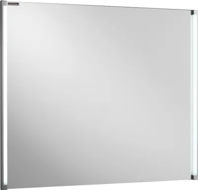 Produktbild von FACKELMANN Spiegel LED-LINE / Wandspiegelelement mit LED-   / Maße (B x H x T): ca. 81 x 67 x 4 cm / hochwertiger Badspiegel / moderner Badezimmerspiegel / Breite 80 cm