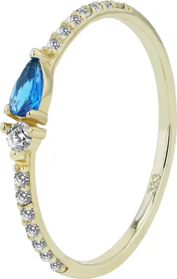 Produktbild von 333/- Gold Ring "Makayla" mit Zirkonia, 8 Karat
