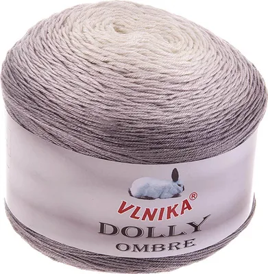250g Dolly Ombre Farbverlaufsgarn Bobbel Strickgarn Häkelgarn Grautöne