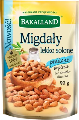 Produktbild von Bakalland leicht gesalzene Mandeln 90 g