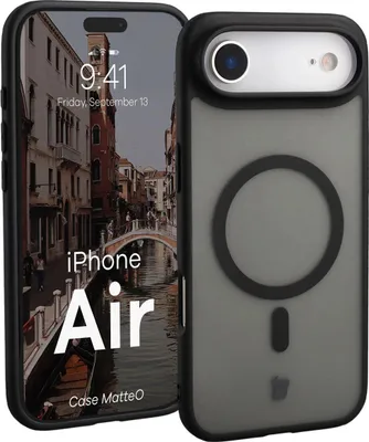 Produktbild von Bizon Case MatteO Magnetic Apple iPhone 17 Air rauchschwarz