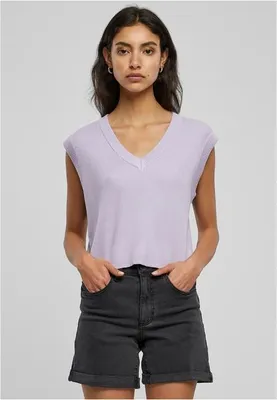 Produktbild von TB4787 - Ladies Short Knittd Slip On lilac 5XL