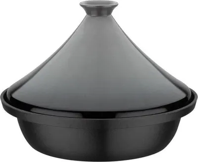 Image de Gsw Tagine GREY Tajine, Fonte/aluminium moulé, 30 cm de diamètre, compatible induction