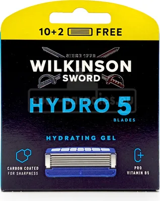 Produktbild von Wilkinson Hydro 5 Hydrating Gel Rasierklingen, 12er Pack