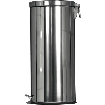 Image de Poubelle à pédale en inox, 30 litres
