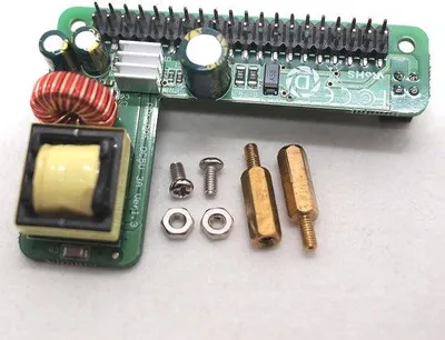 Obrázek produktu pro Power Over Ethernet PoE HAT pro Malina Pi 4B a 3B Plus - 5V 2.5A s izolací 1,5KV