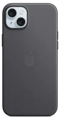 Produktbild von Apple iPhone 15 Plus Feingewebe Case mit MagSafe, Schwarz