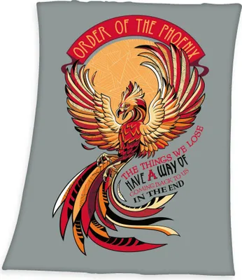 Produktbild von Herding Harry Potter Fleece-decke Orden Des Phönix 130x170 Cm Mehrfarbig  Mehrfarbig One Size