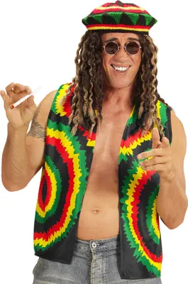 Image de Gilet rastafari Taille : M-L