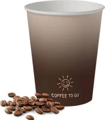 Zdjęcie produktu dla Kubek Papierowy Jednorazowy CLARINA COFFE TO GO 250ml 50 sztuk Do Kawy
