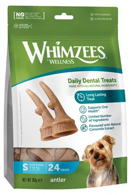 Image de Whimzees Antler/Geweih S 360 g