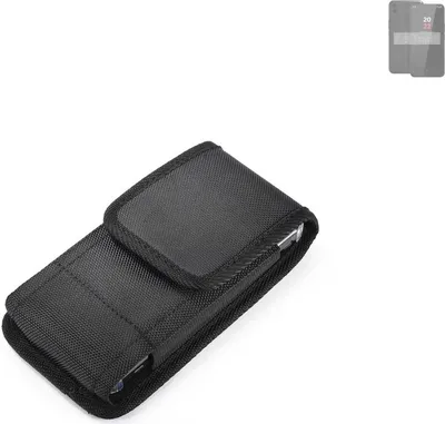 Produktbild von Holster Gürteltasche kompatibel mit Volla Phone 22 Holster Gürtel Tasche wasserabweisend Handy Hülle Schutz Hülle Outdoor schwarz K-S-Trade