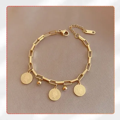 Imagen del producto de B&J Pulsera para mujer, modelo Ilought, color dorado, diseño universal