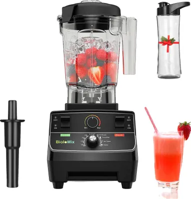 Produktbild von Mixer, Hochleistung, 2L Kapazität, T5300T N 600ML GLAS, EU Stecker