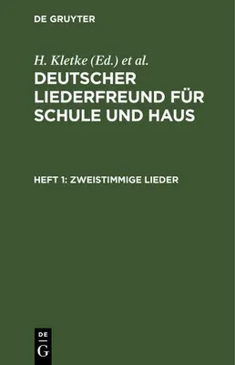 Produktbild von Zweistimmige Lieder