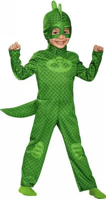 Produktbild von PJ Masks Gekko Classic Kinderkostüm für Fans der Disneyserie PJ Masks - Pyjamahelden Größe: 2 Jahre