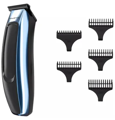 Produktbild von Rowenta Barber Experience TN1851E0, Schwarz, Blau, Bart, Edelstahl, Ladend, Wechselstrom/Batterie, 90 min