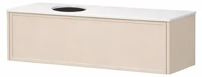 Obrázok produktu pre Umývadlová spodná skrinka Kolpa ORPHIA s doskou z materiálu Kerrock a zásuvkou, model OOR 120 O/LG