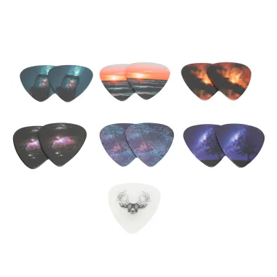 Image de Guitar Picks,Celluloid Guitar Picks,Guitar Plectrums,Medium Guitar Picks,Guitar Picks Box,Guitar Accessories