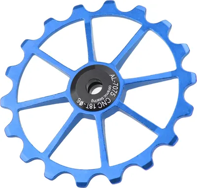 Produktbild von Bicycle Derailleur Pulley,Bike Rear Pulley Wheel,Aluminum Alloy Derailleur Pulley,Ceramic Bearing Derailleur Pulley,18T Bicycle Derailleur Pulley,Rear Derailleur Pulley Wheel