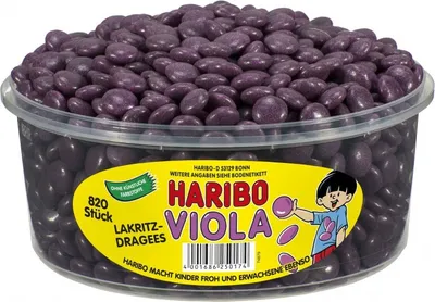 Produktbild von Haribo Viola 820 Stück - 6 x 1,148 kg