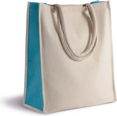 Image de Sac à provisions Kimood en coton / jute, 23 L