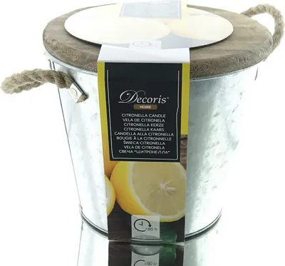 Produktbild von Citronella Kerze Wachs in Zinktopf Ø 25 cm x 23 cm