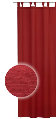 Produktbild von Gardine meliert Vorhang Schlaufen Übergardine blickdicht ca. 140x240 cm chilli pepper