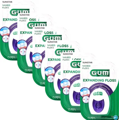 Produktbild von 6x GUM Expanding Floss Zahnseide 6x 30 m