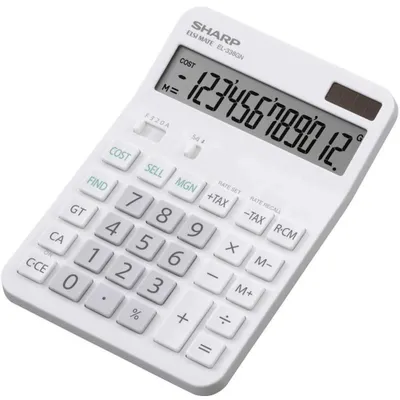 Productafbeelding van SHARP SH-EL338GN SHARP Zakrekenmachine EL-338GN