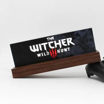 Zdjęcie produktu dla Lampa LED z logo The Witcher Wild Hunt 22 cm USB
