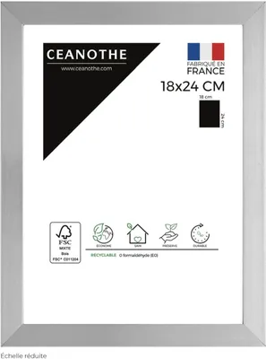 Produktbild von Ceanothe Fotorahmen Precious, 18x24 cm, silberfarben