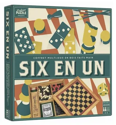 Image de Professor Puzzle Coffret jeux en bois - 6 en 1