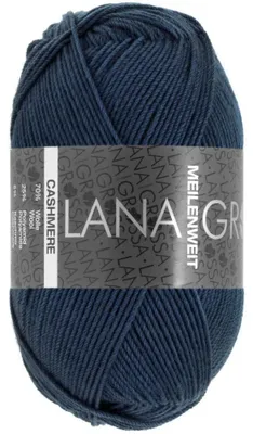 Produktbild von Lana Grossa - Meilenweit 4-fach 50g Cashmere 0009 nachtblau