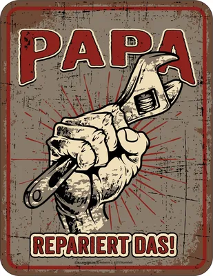 Image de Papa - Panneaux Fun - réparez le