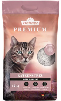 Produktbild von Dehner Premium Katzenstreu, Klumpend Ultra, 12 kg