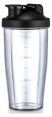 Image de Moulinex Quickchef + DD673B10, mixeur plongeant, 0,5 l, 1 000 W, gris, acier inoxydable