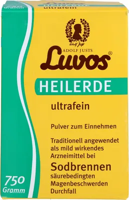 Produktbild von Luvos Heilerde ultrafein Pulver bei Sodbrennen, 750 g Pulver