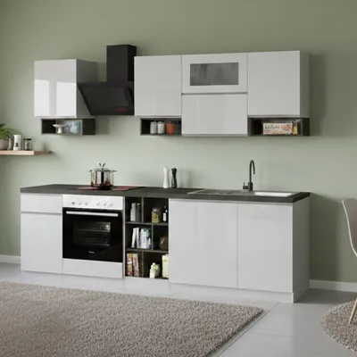 Immagine prodotto di Attiko - Cucina, Bianco Lucido, un Cassetto, Elettrodomestici non inclusi,  Italy