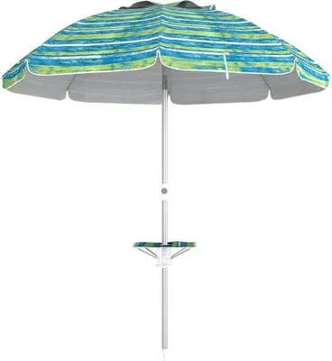 Zdjęcie produktu dla Parasol plażowy odporny na wiatr z mechanizmem śrubowym - Parasol plażowy chroniący przed promieniowaniem UV - Parasol zapewniający cień podczas dni spędzonych na plaży - Parasol wakacyjny z mechanizmem śrubowym - Parasol plażowy odporny na wiatr - Mechanizm śrubowy do parasola plażowego - Parasol plażowy z ochroną UV