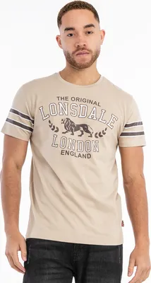 Immagine prodotto di T-shirt uomo regular fit BROUSTER Sand/Brown/Ecru L Lonsdale