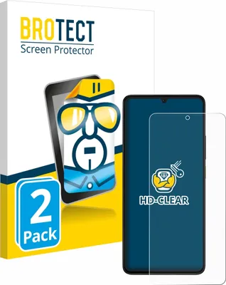 Produktbild von 2x Für Xiaomi Poco X6 Pro Schutzfolie BROTECT Displayschutz Display Schutz Folie Klar Transparent
