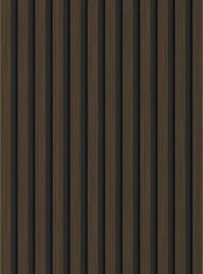 Zdjęcie produktu dla Mexen Lam-B lamele ścienne 275 x 30 cm, płyta HDF 4 mm, fornir techniczny, Orzech Palony - S100-275307-3015-024