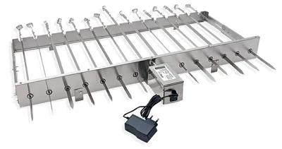 Produktbild von Mangal Batyr 80 mit 15er Drehspieß Edelstahlmotor Spießen