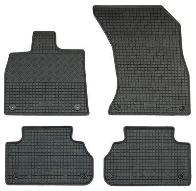 Gummifußmatten Set 4-teilig für Audi Q5 FY (2017-), schwarz