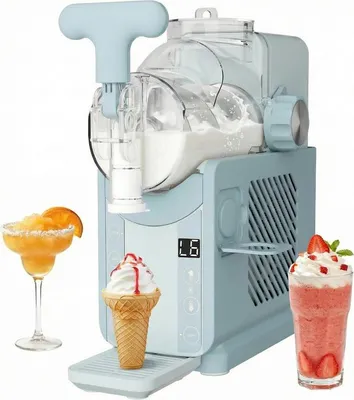 Produktbild von Slushie-Maschine & Eismaschine, Frozen-Drink-Maschine mit automatischer Reinigung, Iceman Slush Maschine, 1–1,7 L Fassungsvermögen