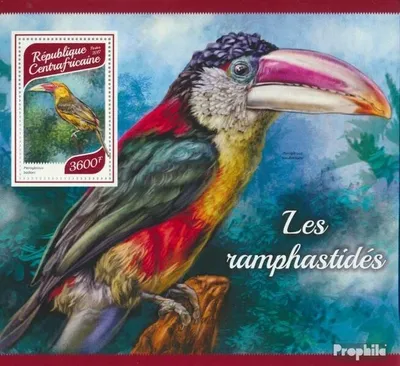 Produktbild von Briefmarken Zentralafrikanische Republik 2017 Mi Block 1698 (kompl. Ausgabe) postfrisch Tukan
