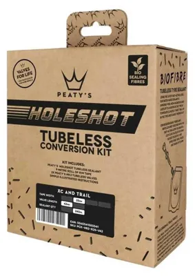 Produktbild von Peaty´s Holeshot Tubeless Xc/trail Umrüstungskit Durchsichtig 27 mm Durchsichtig 27 mm