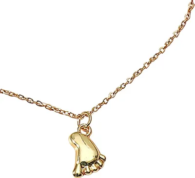 Produktbild von Elegante Gold Halskette Fuß -  für empfindliche Haut KP21243