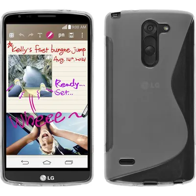 Produktbild von PhoneNatic Case kompatibel mit LG G3 Stylus - clear Silikon Hülle S-Style + 2 Schutzfolien